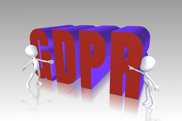 nápis GDPR
